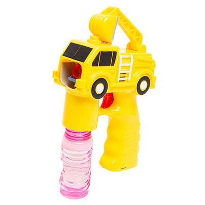 Pistola Spara Bolle A Forma Di Camion Giallo Con 2 Flaconi Di Ricarica Da 50 Ml 6760247
