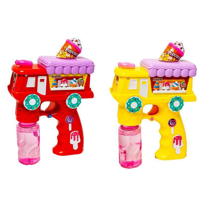 Pistola Spara Bolle A Forma Di Camion Dei Dolci Con 2 Flaconi Di Ricarica Da 70ml 6760270