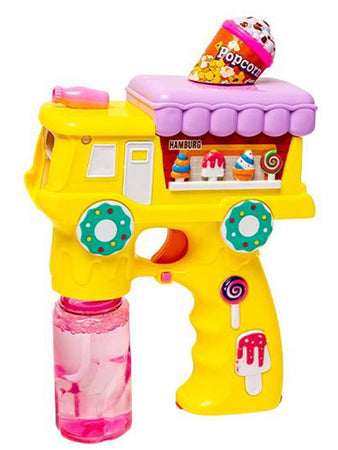 Pistola Spara Bolle A Forma Di Camion Dei Dolci Con 2 Flaconi Di Ricarica Da 70ml 6760270