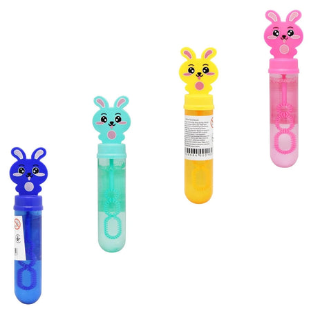 Set 6 Pz Tubo Bolle Di Sapone Con Coniglietto Bacchetta Da 35 Ml Per Bambini 6560287