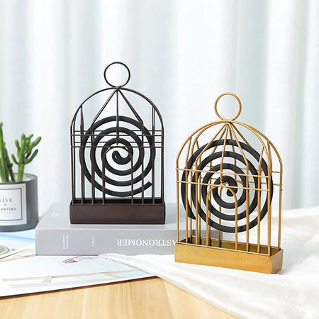 Supporto A Spirale Per Zanzare Porta Bobine Contenitore Portatile Con Manico Casa Esterno