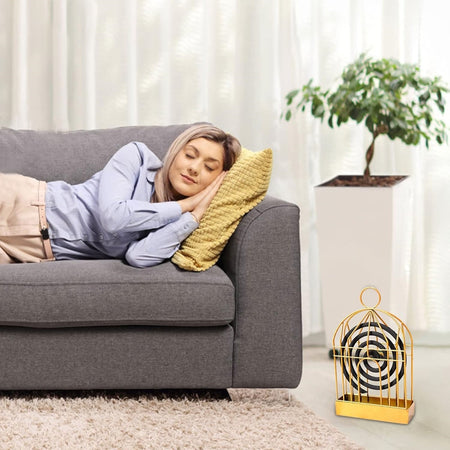 Supporto A Spirale Per Zanzare Porta Bobine Contenitore Portatile Con Manico Casa Esterno