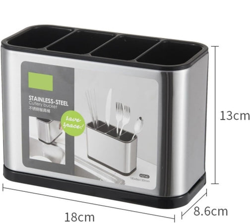 Scolaposate In Acciaio Per Organizzare Utensili Da Cucina Portaposate Design Moderno