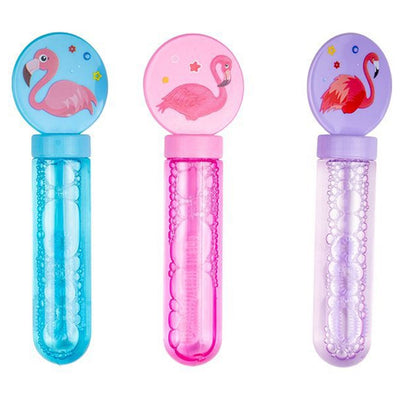 Set 3pz Bacchette Per Bolle Di Sapone Fenicotteri 14cm Giocattolo Regalo Bambini 6719004