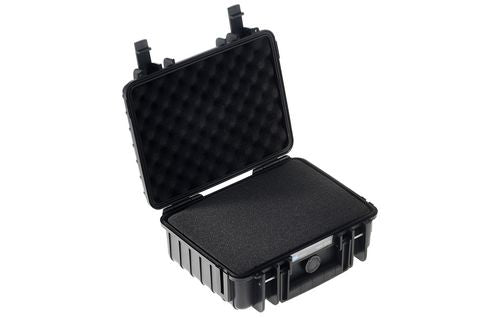 B&W 1000/B/SI custodia per fotocamera Custodia rigida Nero