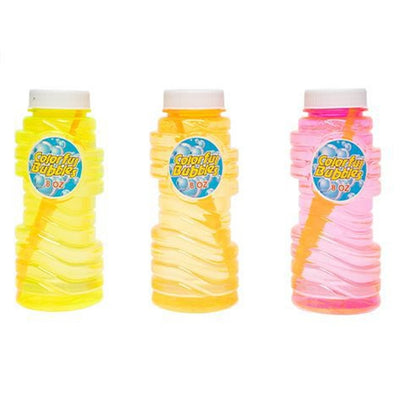 Set 2pz Bottiglia Colorata Con Soffiatore Bolle Di Sapone 235ml Bambini 3 Colori 6563138