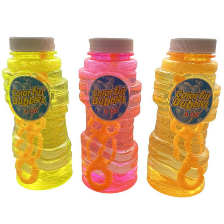 Set 2pz Bottiglia Colorata Con Soffiatore Bolle Di Sapone 235ml Bambini 3 Colori 6563138
