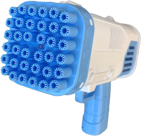 Pistola Sparabolle Di Sapone A 36 Fori Da 50ml A Pile Gioco Per Bambini 2 Colori 807632