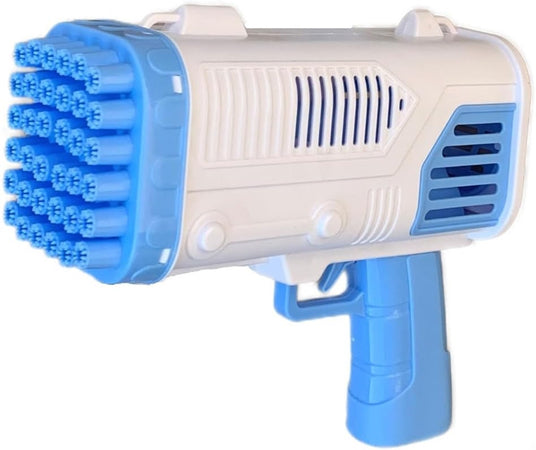 Pistola Sparabolle Di Sapone A 36 Fori Da 50ml A Pile Gioco Per Bambini 2 Colori 807632