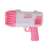 Pistola Sparabolle Di Sapone A 36 Fori Da 50ml A Pile Gioco Per Bambini 2 Colori 807632
