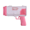 Pistola Sparabolle Di Sapone A 36 Fori Da 50ml A Pile Gioco Per Bambini 2 Colori 807632