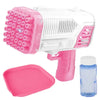 Pistola Sparabolle Di Sapone A 36 Fori Da 50ml A Pile Gioco Per Bambini 2 Colori 807632