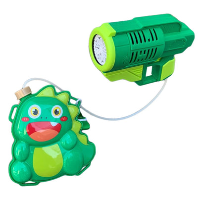 Zainetto Con Pistola Sparabolle Sapone Bottiglia 150ml Dinosauro Gioco Per Bambini 807656a
