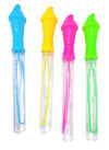 Set 3 Pz Tubo Bacchetta Per Bolle Di Sapone 27,5cm 60ml Forma Cono Gelato 4 Colori 6560329