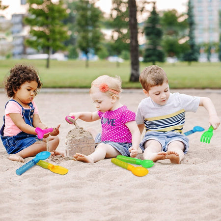 Set 4pz Bacchette Per Bolle Di Sapone Con Testa Attrezzo Spiaggia Gioco Bambini 3+ 6560330