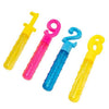 Set 4pz Bacchette Per Bolle Di Sapone Con Testa A Numero 30ml Gioco Bambini 3+ 6560331