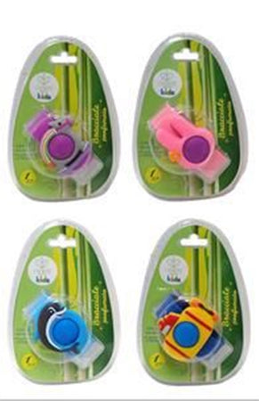 Set 12pz Bracciale Con 2 Ricambi Profumati Citronella Bambini Repellente Insetti 639665a