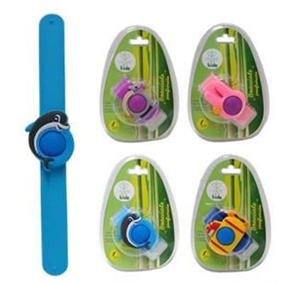 Set 12pz Bracciale Con 2 Ricambi Profumati Citronella Bambini Repellente Insetti 639665a