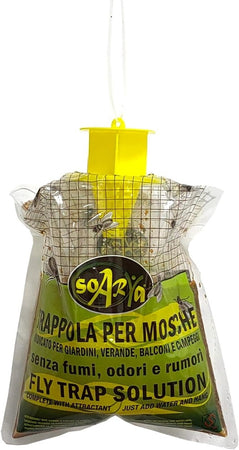 Set 12pz Trappola Per Mosche Insetti Con Esca Naturale Ecologica Sicura Umani Animali 639719a