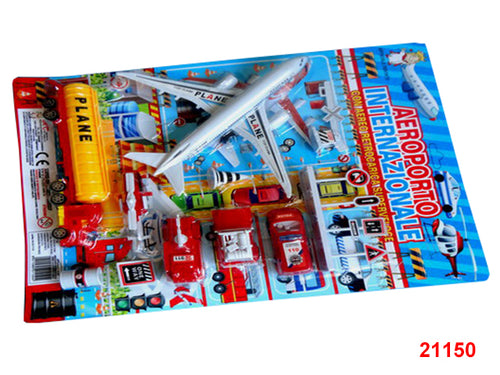 Aereoporto Internazionale Aereo 18cm con Retrocarica