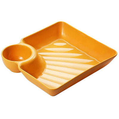 Set 8pz Piatto Da Portata Multifunzione Per Salse Ciotola Immersione Per Snack Feste