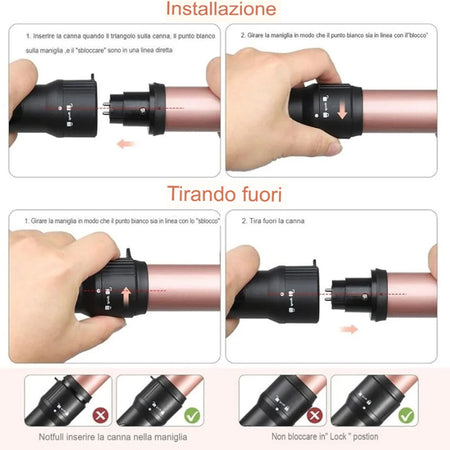 Set 5 In 1 Spazzola Termica Per Capelli Accessori Intercambiabili Styling Per Casa Viaggi