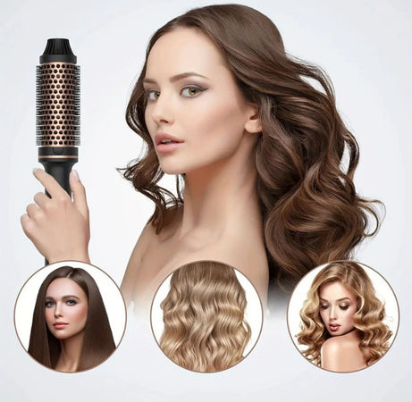Set 5 In 1 Spazzola Termica Per Capelli Accessori Intercambiabili Styling Per Casa Viaggi