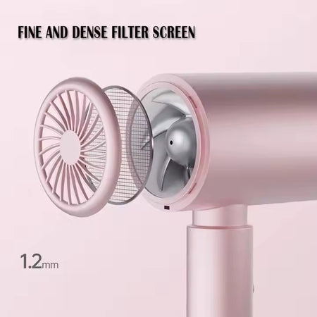 Asciugacapelli 800 Watt Elettrico Ionico Negativo Cura Dei Capelli Per Viaggi Casa