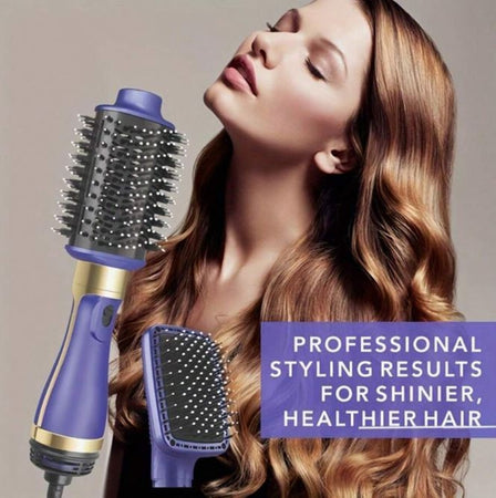 Asciugacapelli Styler Volumizzante 2 In 1 Professionale Spazzola Elettrica Ad Aria Calda