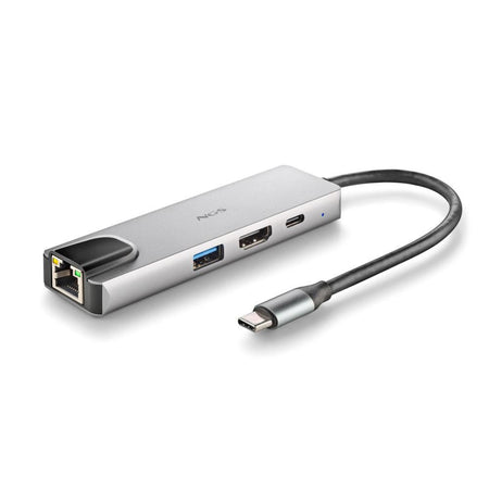 Ngs Hub Usb-C 4 Porte RJ 45 HDMI Usb-c Usb 3.0 Alluminio