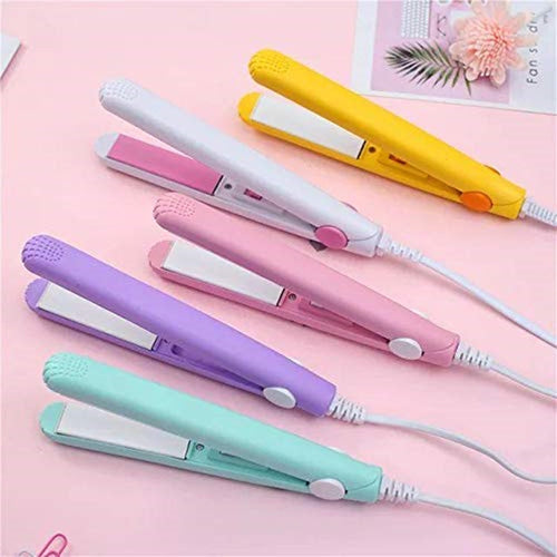 Mini Piastra Per Capelli Portatile Professionale Con Contenitore Plastica Per Donne Ragazze