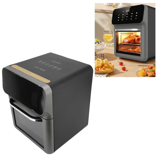 Friggitrice Ad Aria Elettrica 15lt Finestra Fornello Multifunzionale Controllo Temperatura
