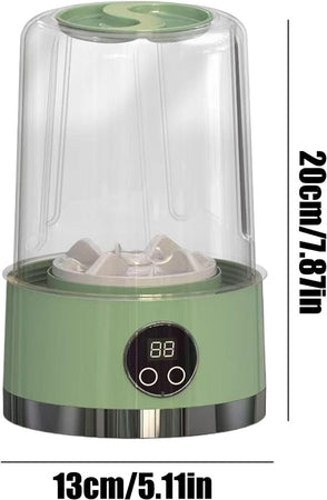 Lavatrice Portatile Pulizia Mutande Silenziosa Wireless Per Dormitori Campeggio Viaggio