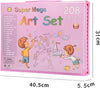 Set Da Colorare Da 208 Pz Astuccio Per Pittura Scatola Di Colori Regalo Per Bambini