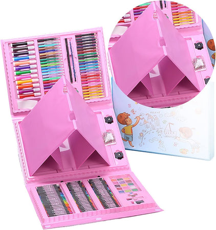 Set Da Colorare Da 208 Pz Astuccio Per Pittura Scatola Di Colori Regalo Per Bambini