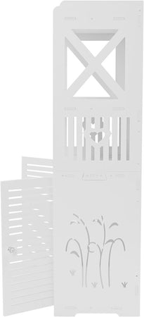 Armadietto Da Bagno Multiuso Con Porta Scaffali Soggiorno Camera Cucina 40 X 25 X 90 Cm