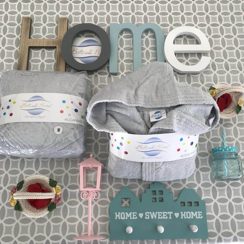 Accappatoio in Spugna Tinta Unita Puro Cotone Botticelli