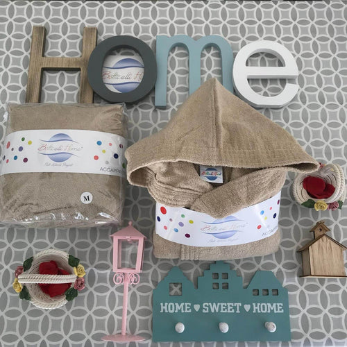 Accappatoio in Spugna Tinta Unita Puro Cotone Botticelli