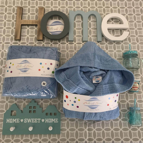 Accappatoio in Spugna Tinta Unita Puro Cotone Botticelli