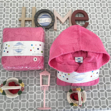 Accappatoio in Spugna Tinta Unita Puro Cotone Botticelli