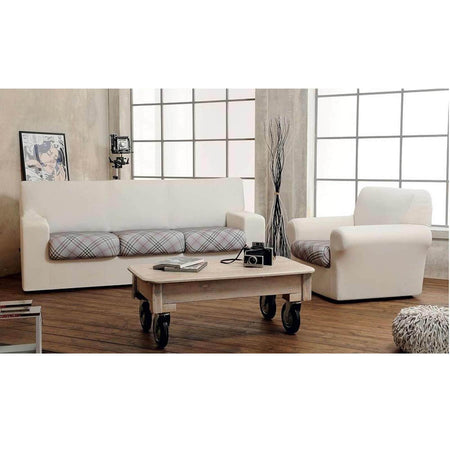 Copridivano Biancaluna Genius Color ElasticizzatoTinta Unita