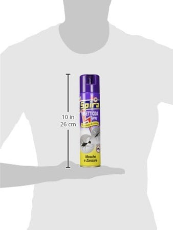 Set 12pz Insetticida Spray Profumato Alla Citronella Per Mosche Zanzare 400ml 228282
