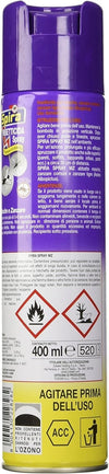 Set 12pz Insetticida Spray Profumato Alla Citronella Per Mosche Zanzare 400ml 228282
