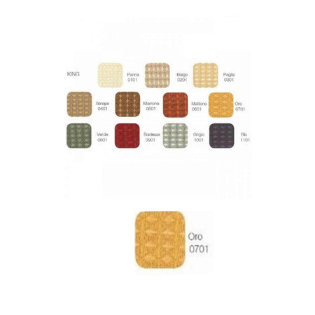 Copridivano Scudo ViaRoma60 2 posti King Giallo Oro0701