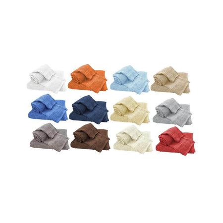 Set Asciugamani Viso e Ospite Vari Colori