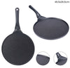 Padella Antiaderente Piastra Liscia Tonda Per Crepes Nera Accessori Per Cucinare 624388