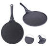 Padella Antiaderente Piastra Liscia Tonda Per Crepes Nera Accessori Per Cucinare 624388