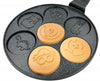 Padella Antiaderente Per Pancake Uova Cialde Con 7 Stampi Forme Animali Rotonde 624391