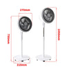 Ventilatore A Piantana 90 W Con Motore Cca 3 Velocità Altezza 100cm 5 Pale Da 10