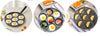 Padella Multifunzione Per Pancake Frittelle Nero A 7 Fori Stampi Antiaderente 62432